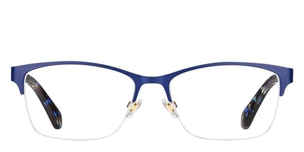 Kate Spade Glorianne - Blue Havana, Metal, Rectangle frame
