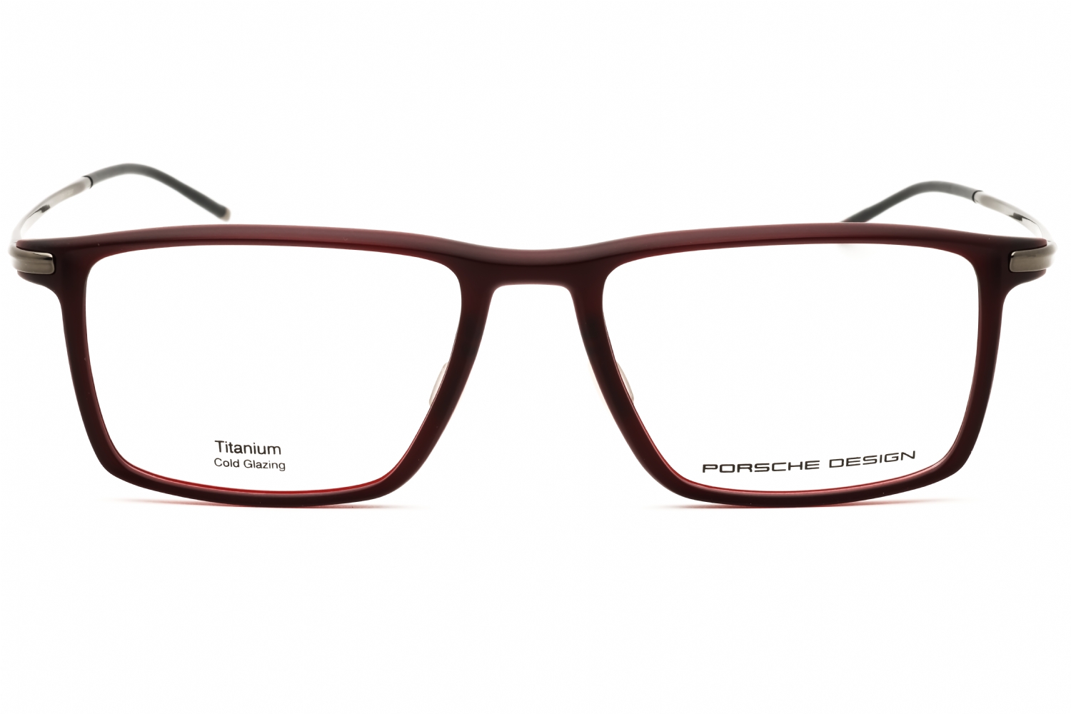 Porsche P8363 - RED, Titanium, Rectangle frame