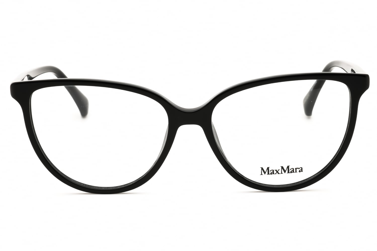 Max Mara MM5055 - Shiny Black, Acetate, Oval frame