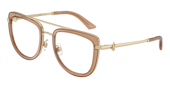 Jimmy Choo JC2024B - Pale Gold, Metal, Mixed Shapes frame
