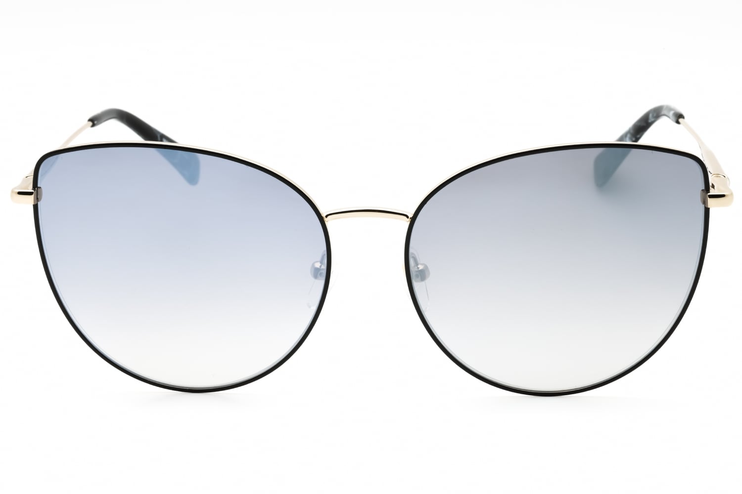 Longchamp LO158S - Gold/black, Metal, Cat Eye frame