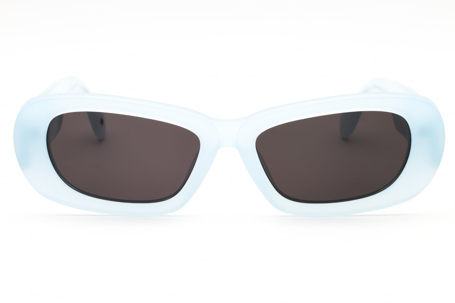 Palm Angels DANA - Light Blue, Plastic, Oval frame