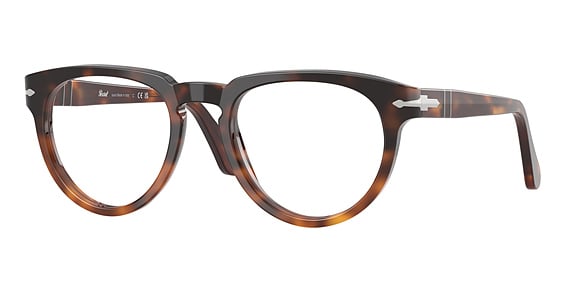 Persol PO3377V - Tortoise Dark Brown, Plastic, Oval frame