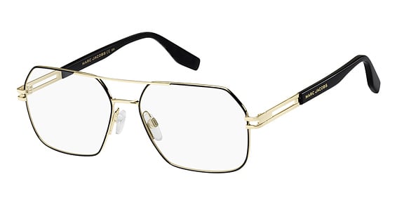 Marc Jacobs Marc 602 - Gold Black, Stainless Steel, Rectangle frame
