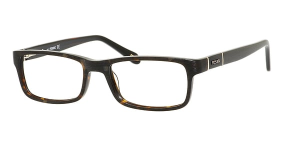 Fossil Archer - Havana, Acetate, Rectangle frame