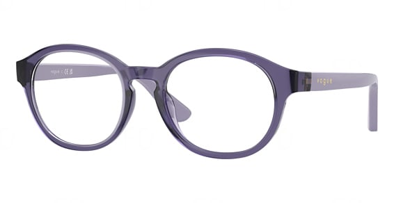 Vogue Junior VY2041 - Transparent Violet, Acetate, Round frame