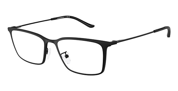 Emporio Armani EA1173D - Matte Black, Metal, Rectangle frame