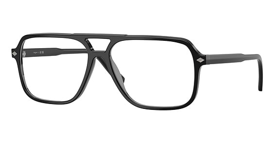 Vogue VO5709 - Black, Plastic, Aviator frame