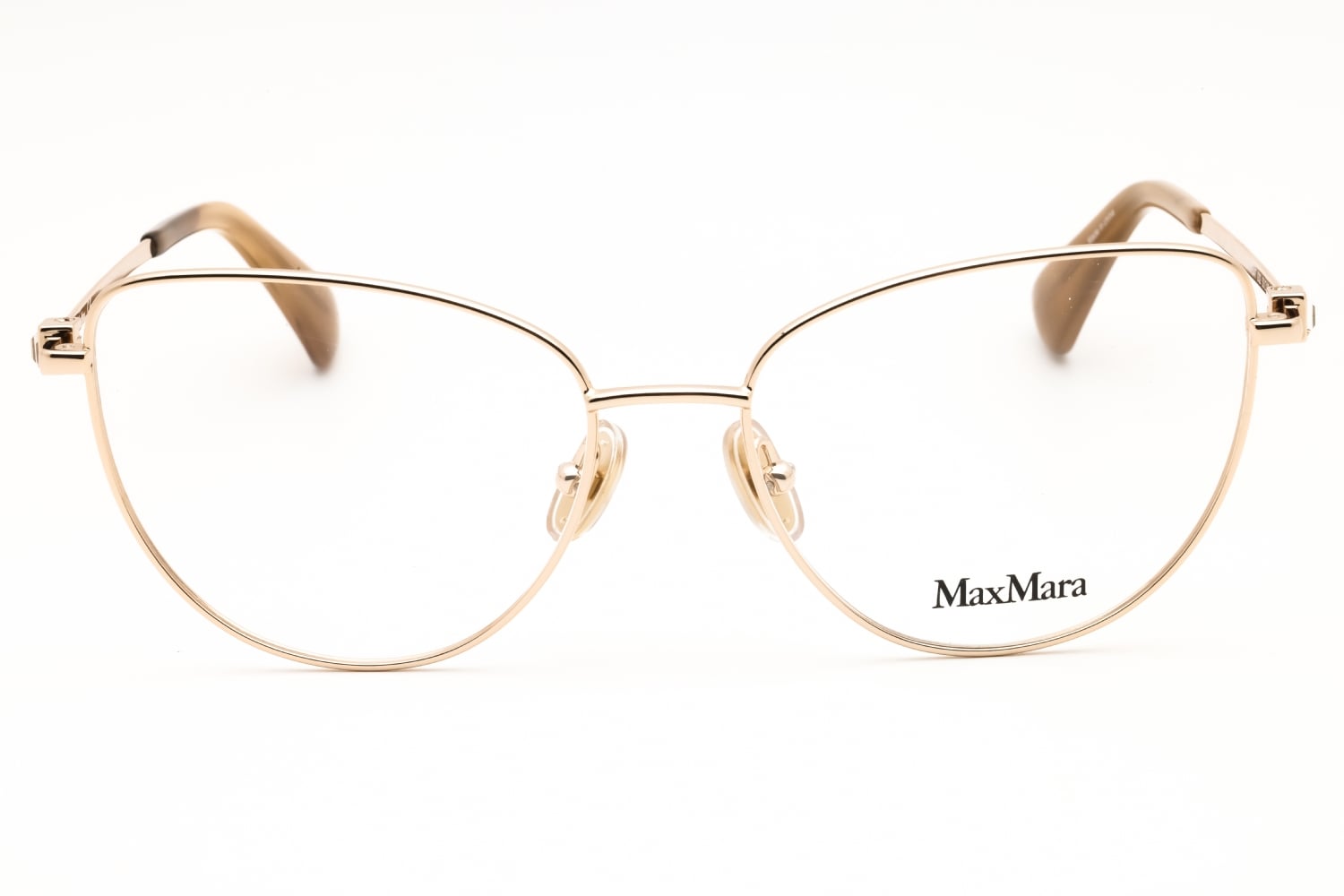 Max Mara MM5047 - Pale Gold, Metal, Cat Eye frame