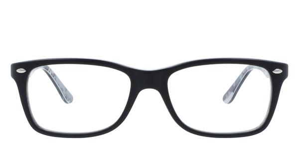 Ray-Ban RX5228 - Black on Texture Camuflage, Acetate, Rectangle frame