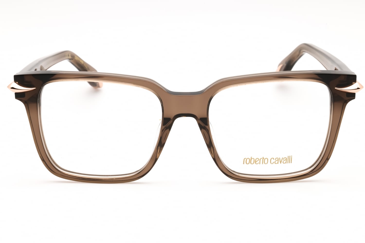 Roberto Cavalli VRC019M - Transparent Dove Grey, Plastic, Rectangle frame