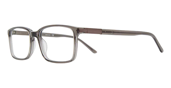 Elasta E 1647 - Grey Crystal, Acetate, Rectangle frame