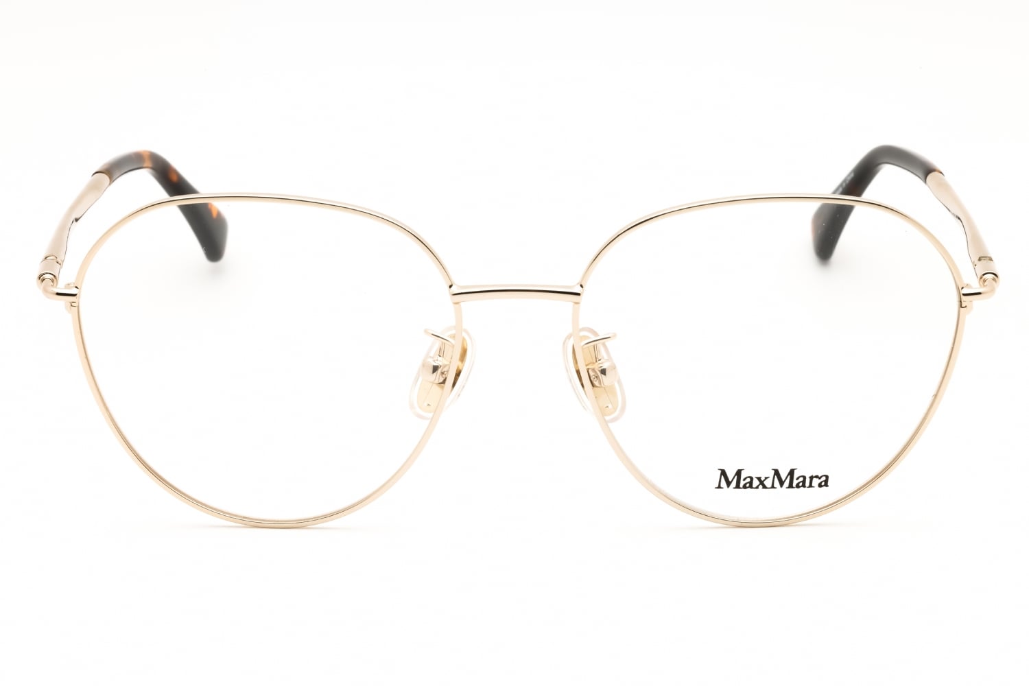 Max Mara MM5099-H - Pale Gold, Metal, Round frame