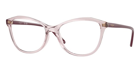 Vogue VO5602F - Transparent Pink, Plastic, Cat Eye frame