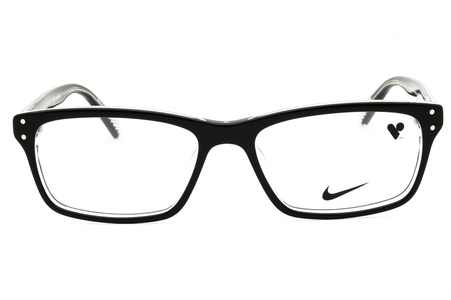 Nike NIKE 7242 - Black, Acetate, Rectangle frame