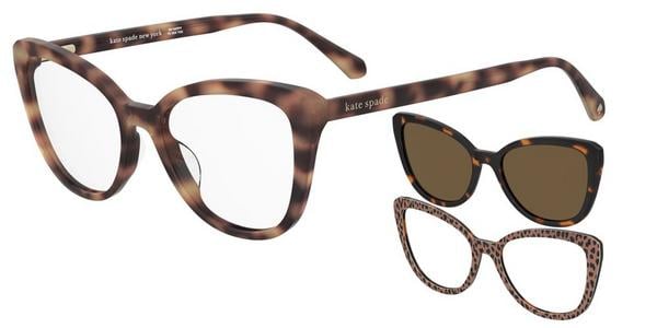 Kate Spade KS Ragan 2/C2 - Wr9sp Brw Havan, Plastic, Cat Eye frame