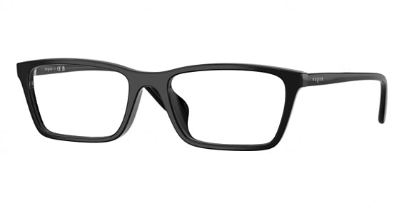 Vogue VO5667F - Black, Plastic, Rectangle frame