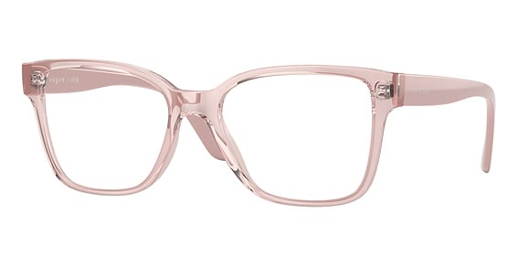 Vogue VO5452 - Transparent Pink, Acetate, Round frame
