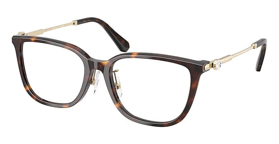 Swarovski SK2041D - Havana, Plastic, Oval frame