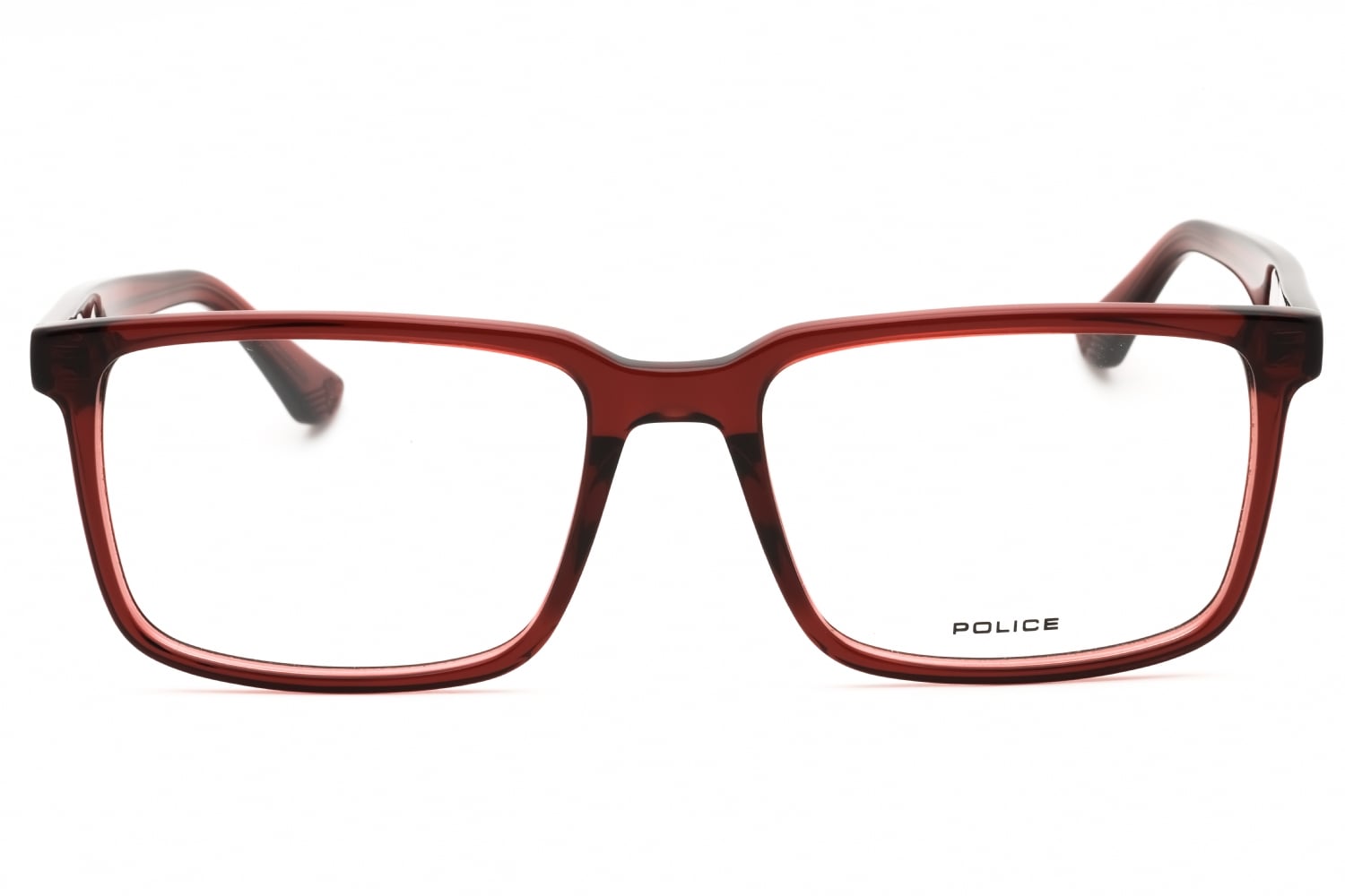 Police VPLN17 - Transp. Burgundy, Acetate, Rectangle frame