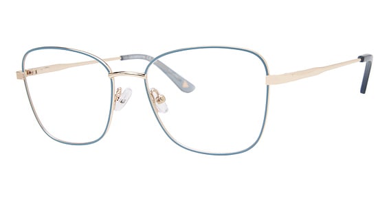 Liz Claiborne L 685 - Aqua, Stainless Steel, Cat Eye frame