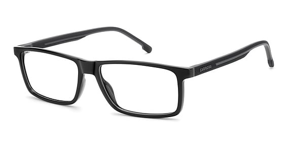 Carrera 8929/US - Black, Plastic, Rectangle frame