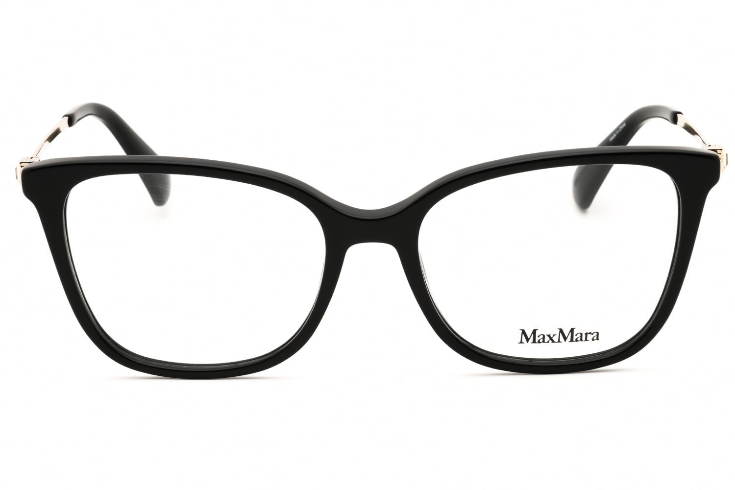 Max Mara MM5079 - Shiny Black, Acetate, Rectangle frame