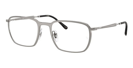 Ray-Ban RX6549 - Gunmetal, Metal, Oval frame