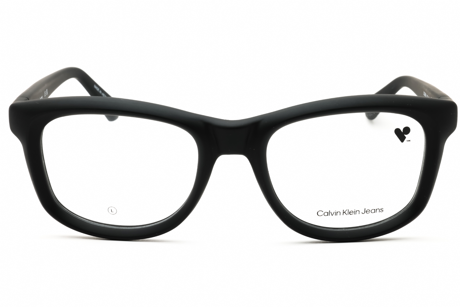 Calvin Klein Jeans CKJ25614 - Matte Black, Acetate, Oval frame
