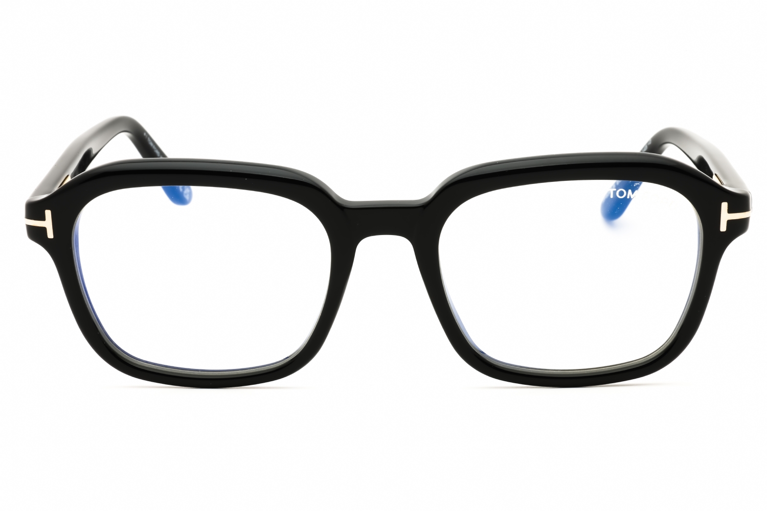 Tom Ford FT6060-B - Shiny Black/clear, Acetate, Oval frame