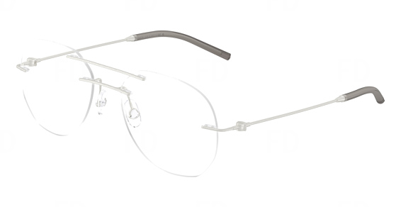 Moncler ME1003 - Matte Silver, Metal, Round frame