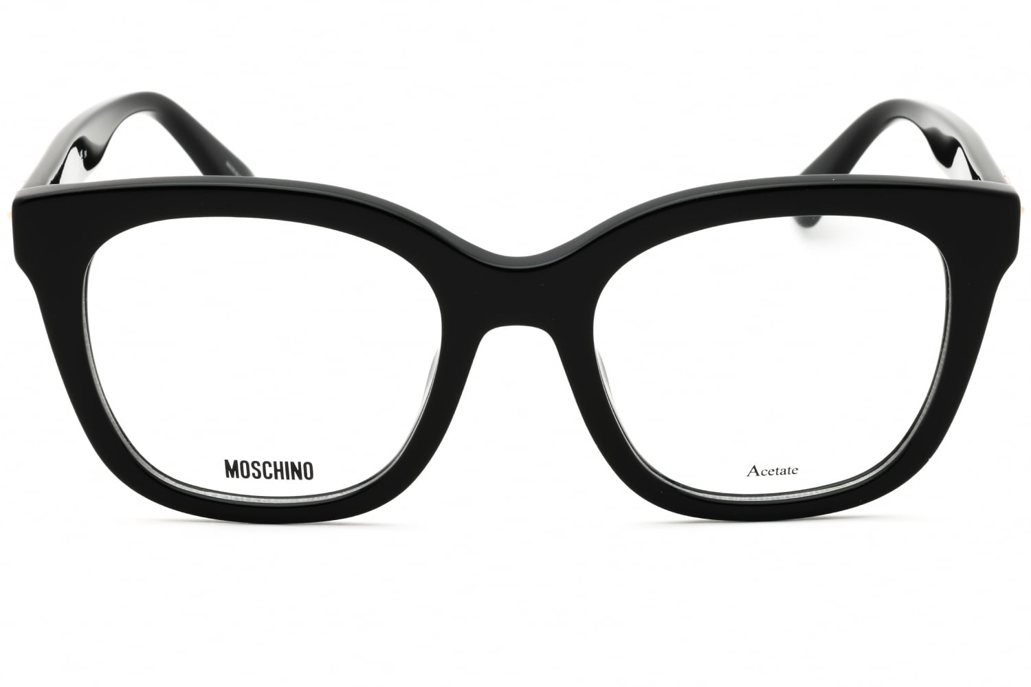 Moschino MOS630 - Black, Plastic, Rectangle frame
