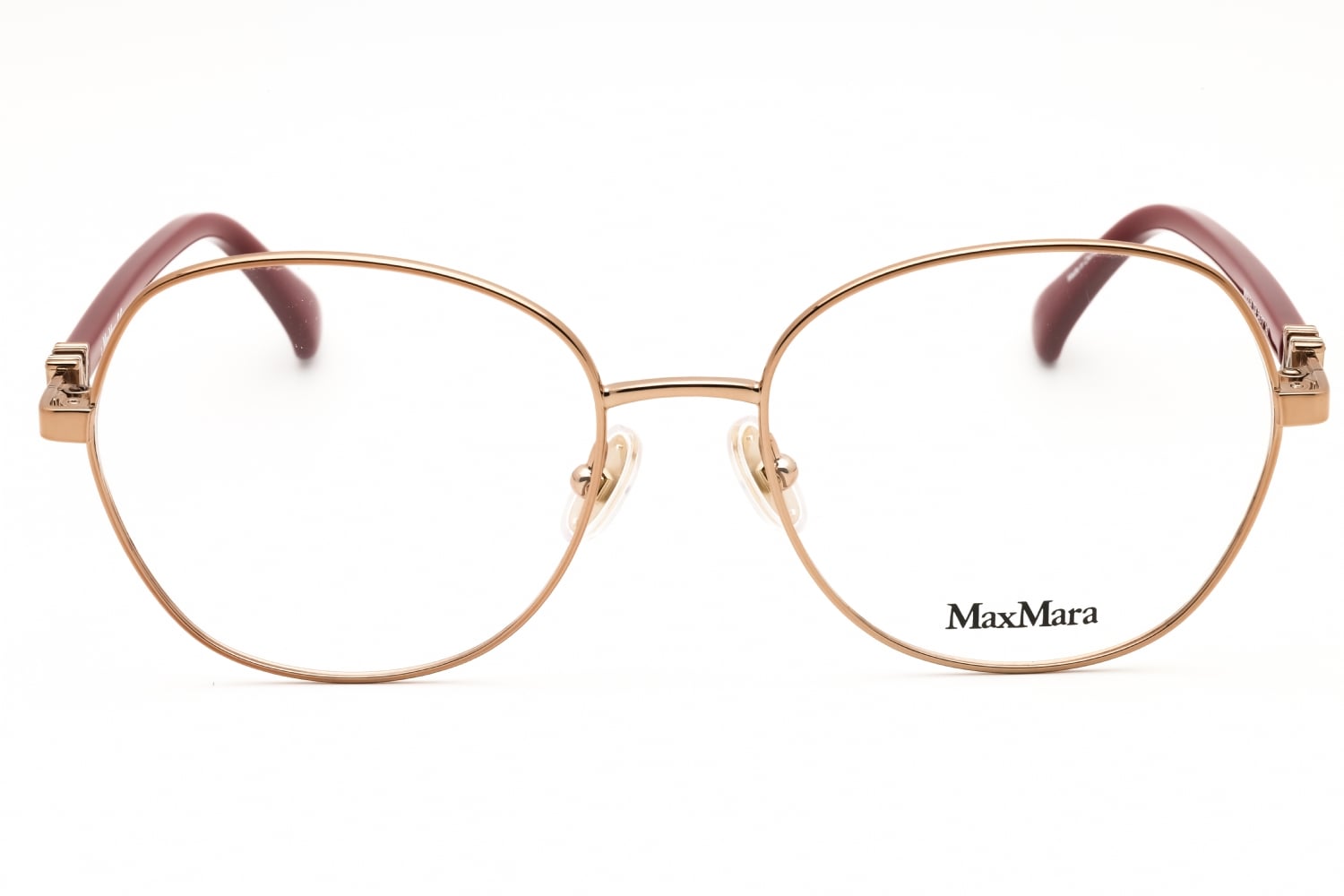Max Mara MM5034 - Shiny Light Bronze, Metal, Round frame