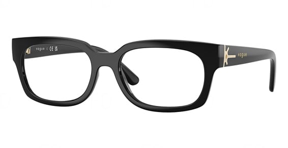 Vogue VO5689F - Black, Plastic, Oval frame