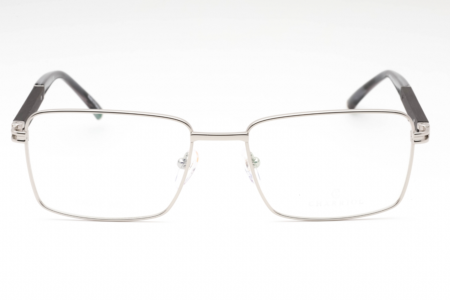 Charriol PC75116 - Shiny Silver/grey Horn, Metal, Rectangle frame