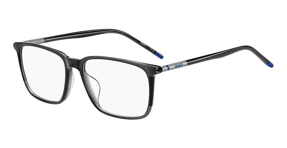 HUGO HG 1349/G - Grey, Acetate, Rectangle frame