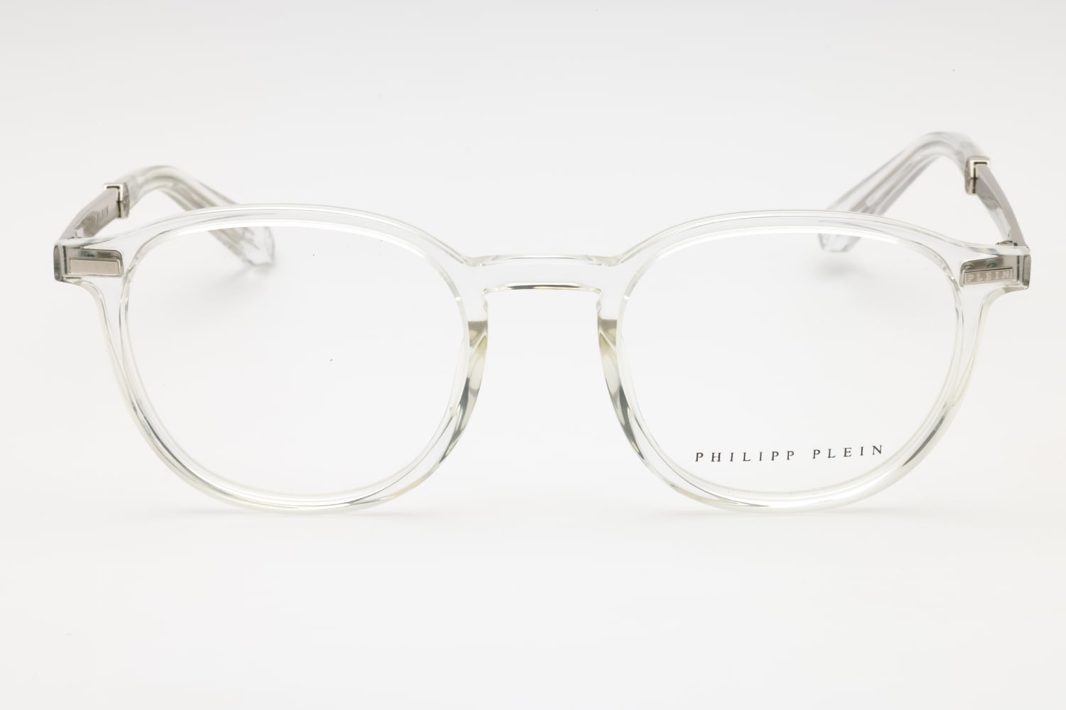 Philipp Plein VPP057M - Shiny Crystal, Acetate, Round frame
