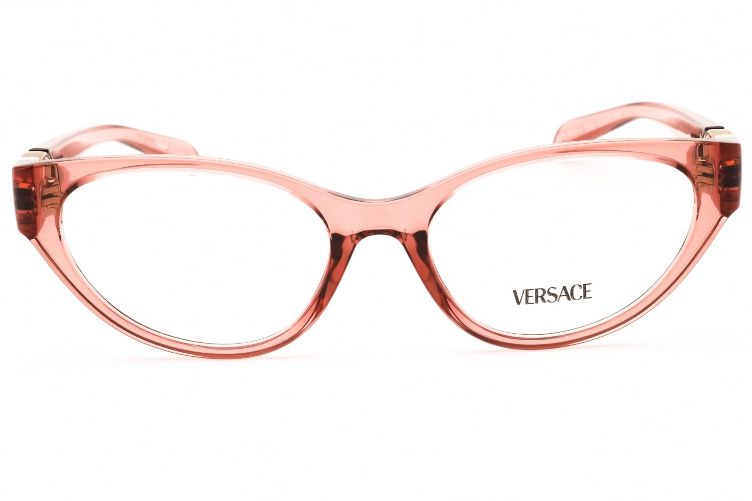 Versace 0VE3372U - Transparent Pink, Acetate, Cat Eye frame