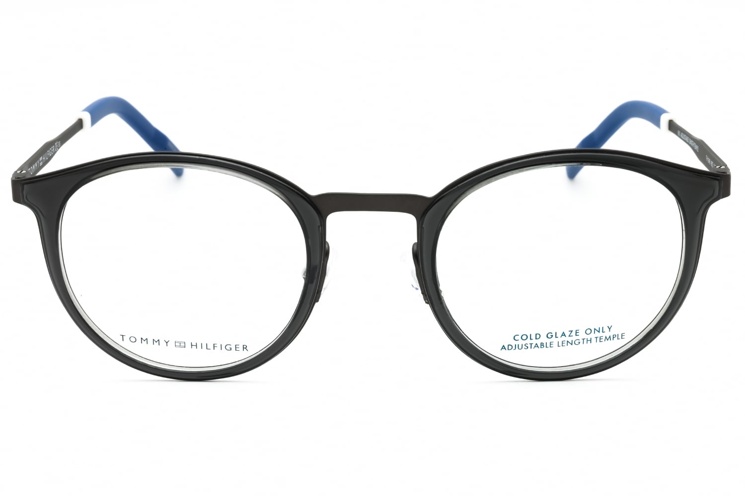 Tommy Hilfiger TH 1845 - Grey, Metal, Round frame
