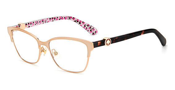 Kate Spade Audrina/G - Pink, Stainless Steel, Rectangle frame