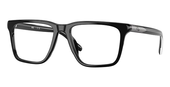 Diesel DL4018U - Solid Black, Plastic, Mixed Shapes frame