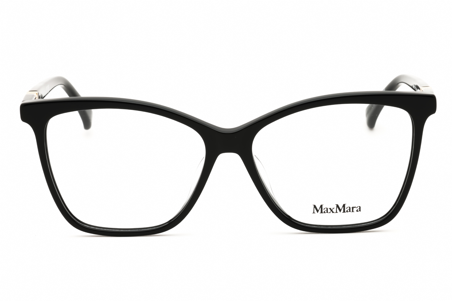 Max Mara MM5017-F - Shiny Black, Acetate, Rectangle frame