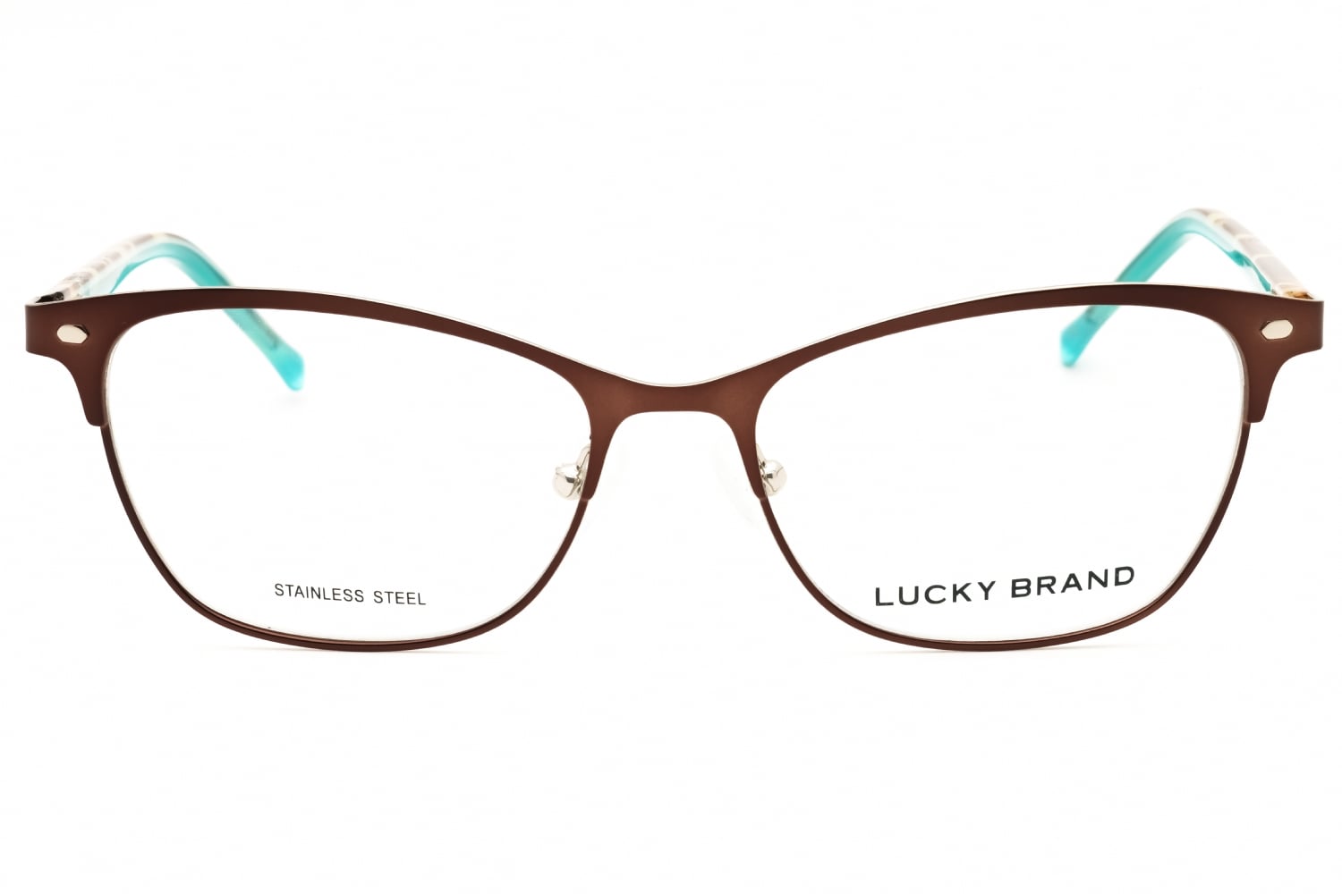 Lucky Brand D120 - Brown, Metal, Cat Eye frame
