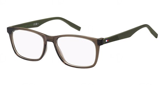 Tommy Hilfiger TH 2025 - Brown, Plastic, Rectangle frame