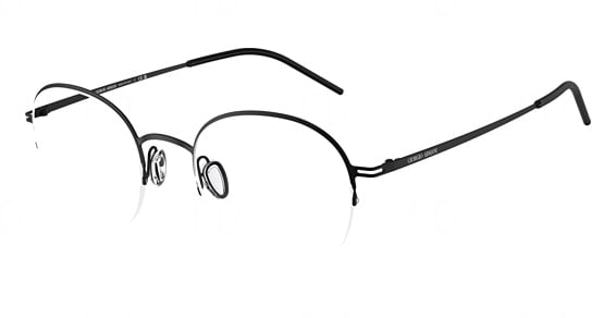 Giorgio Armani AR5169 - Matte Black, Metal, Round frame