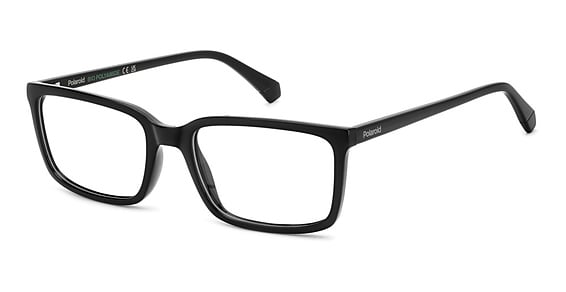 Polaroid PLD D546 - Black, Plastic, Rectangle frame