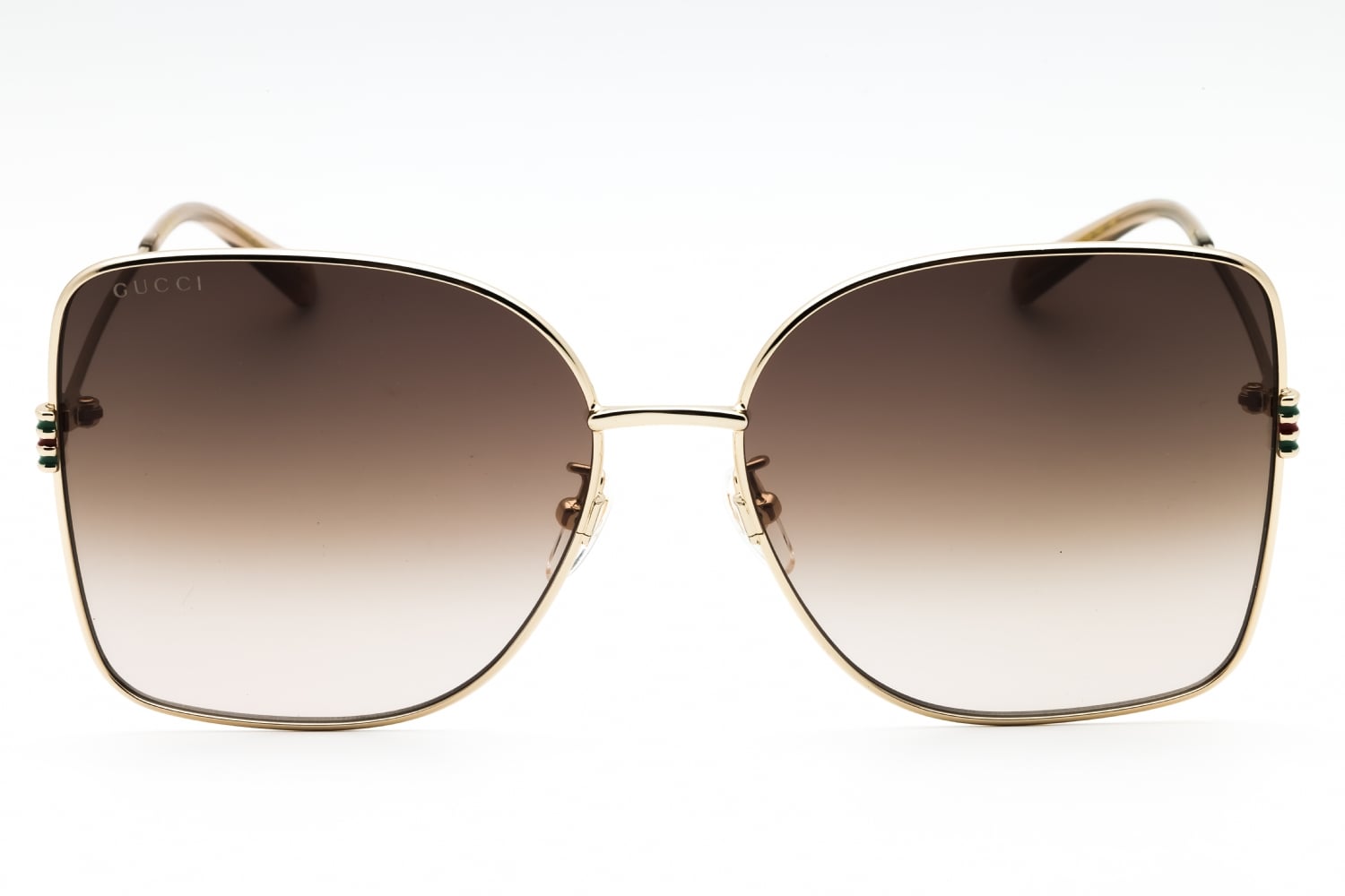 Gucci GG1282SA - Gold-gold-brown, Metal, Mixed Shapes frame