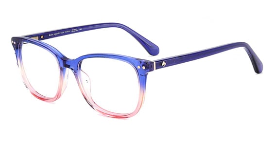 Kate Spade Joliet - Blue Pink, Acetate, Rectangle frame