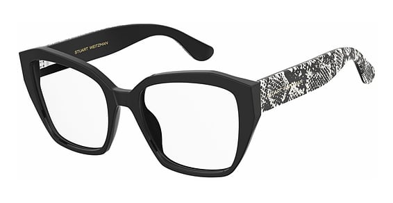 Stuart Weitzman WZN 1025/G - Black, Acetate, Rectangle frame