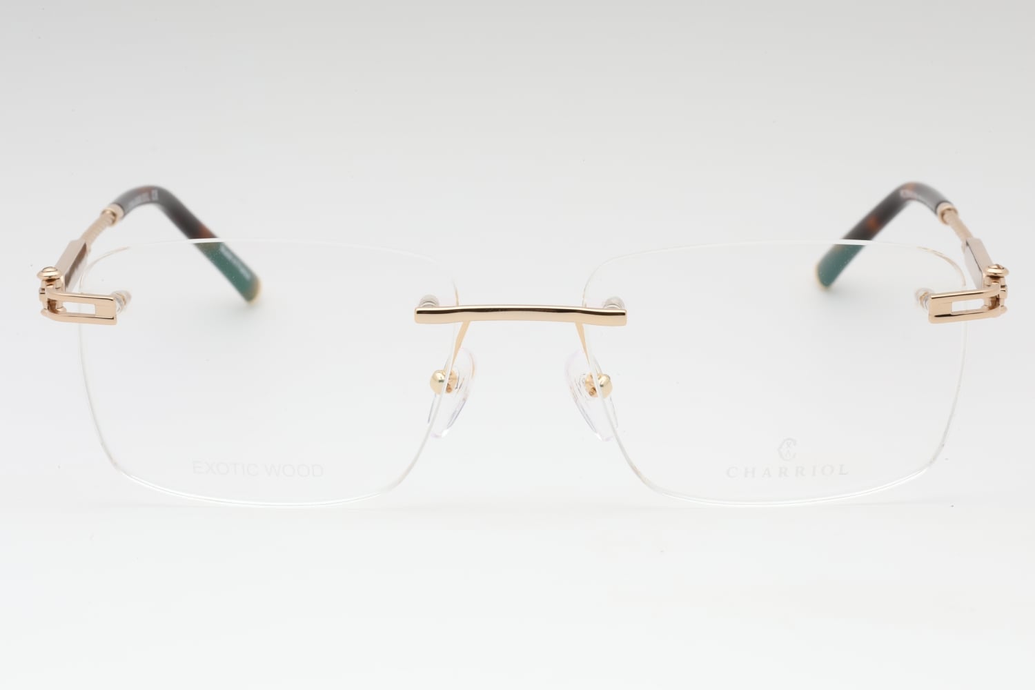 Charriol PC75115 - Shiny Gold/tortoise, Metal, Rectangle frame